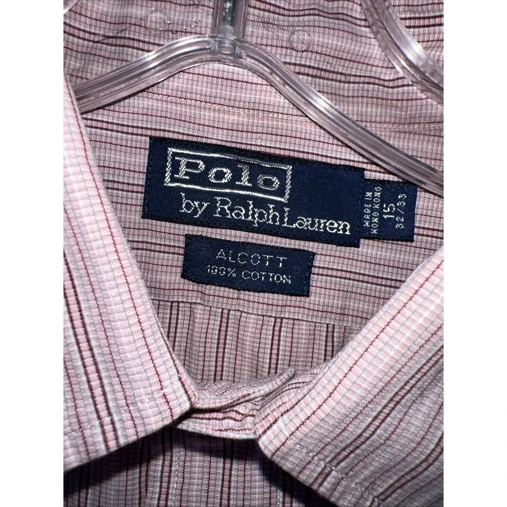 Polo By Ralph Lauren Men's Alcott Small Long Sleeve Cotton Shirt‎ (15 - 32/33)